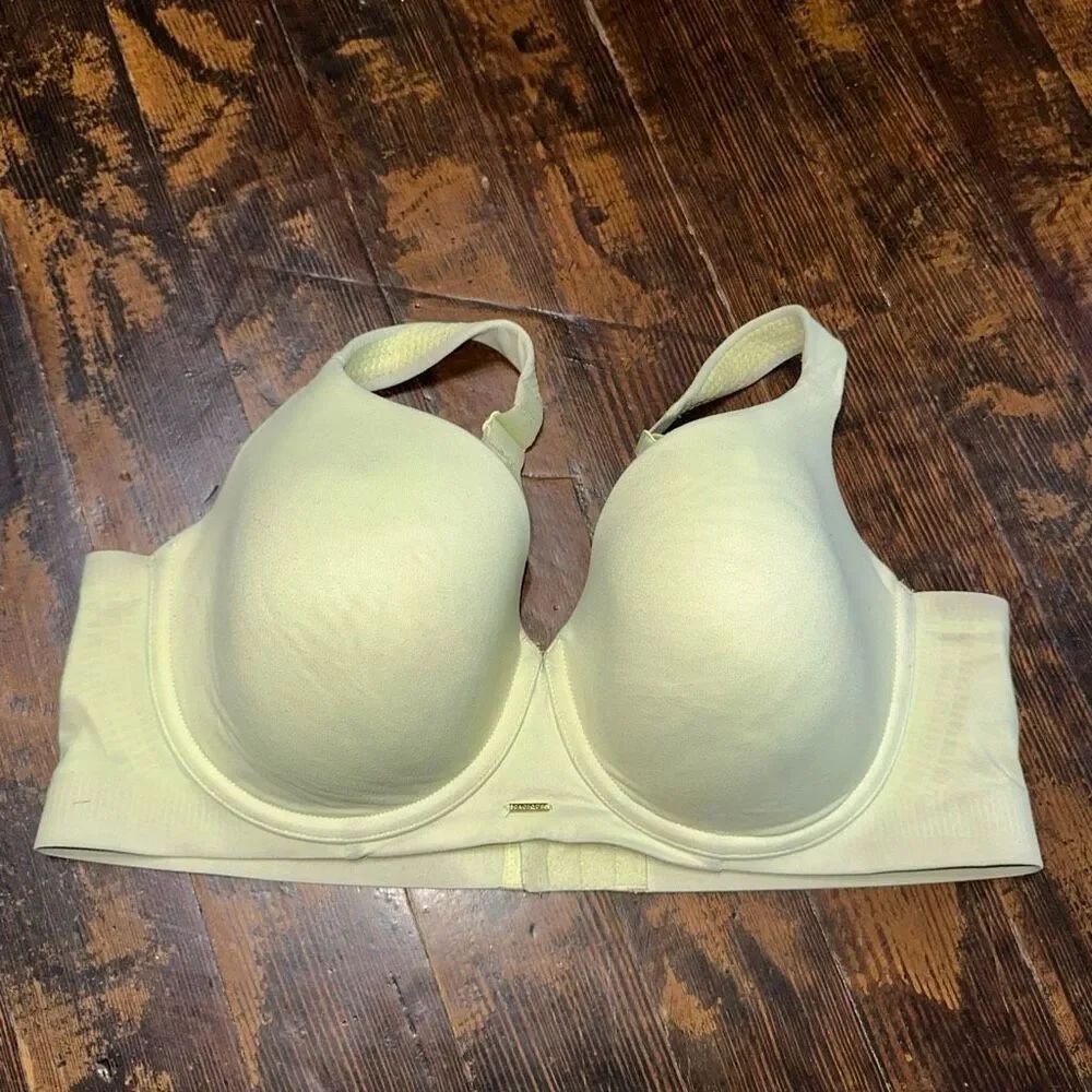Cacique yellow 40DD lightly lined Balconette bra